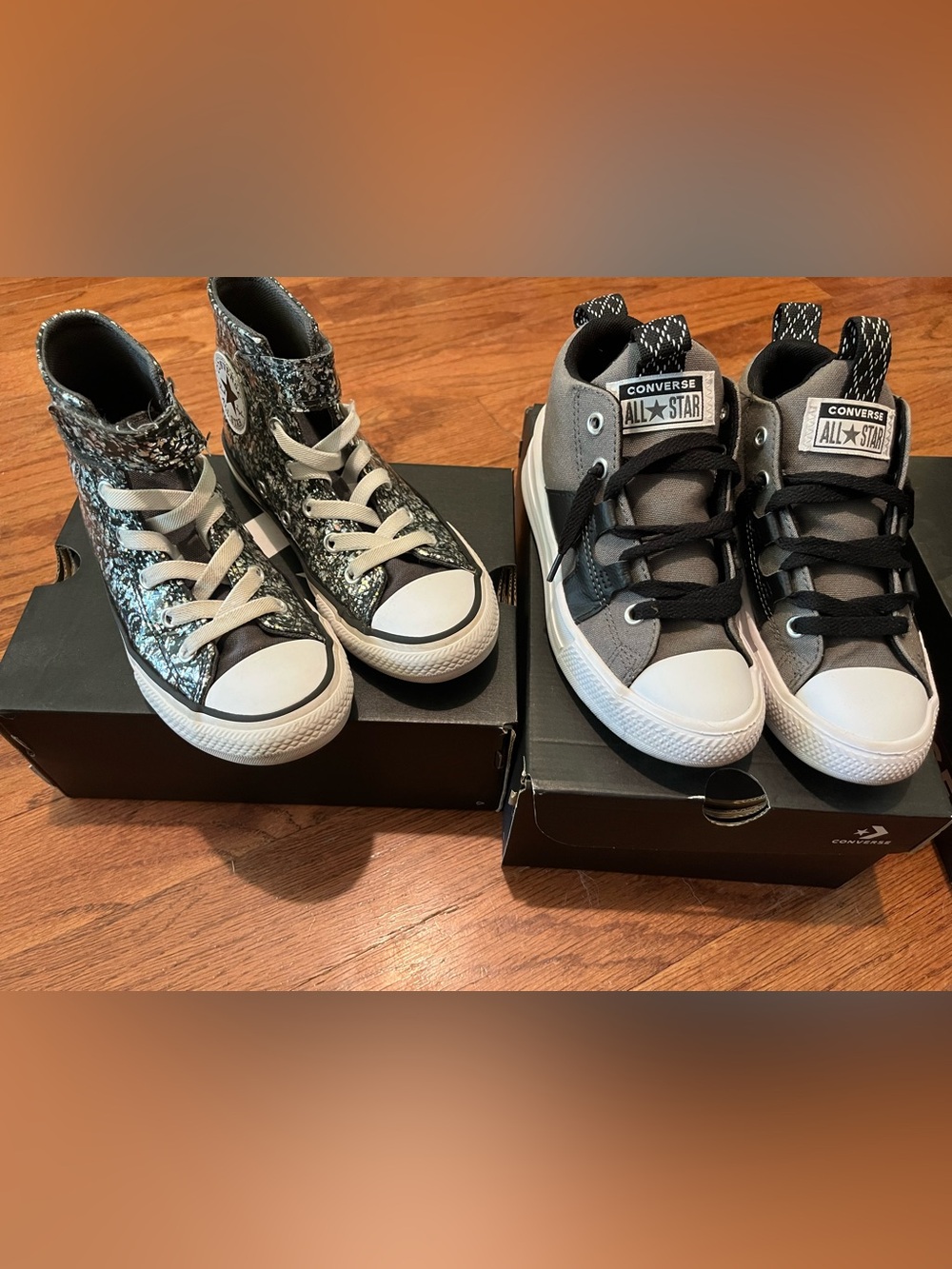 Lot Of 2 Converse Chuck Taylor High Top Shoes Size 13.